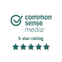 Common Sense Media® Five-Star Rating